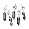 Synthetic Non-magnetic Hematite Pointed Big Pendants G-D0021-01P-14-1