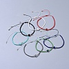 Nylon Thread Braided Beads Bracelets BJEW-JB04346-2