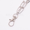 Alloy Padlock Charm Chains Belt AJEW-WH0126-29P-3