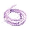 Natural Lilac Jade Beads Strands G-P457-A03-01-3