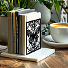 Non-Skid Iron Bookend Display Stands AJEW-WH0548-007-4