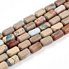 Natural Shoushan Stone Beads Strands G-N346-01B-07-2