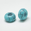 Synthetic Turquoise European Beads TURQ-S290-84C-02-1