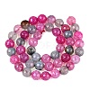 Natural Fire Crackle Agate Beads G-Q606-42A-03-3