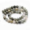 Natural Green Rutilated Quartz Beads Strands X-G-Q462-61-6mm-4