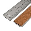 AHADEMAKER 4Pcs 3 Style Stainless Steel Rulers AJEW-GA0005-17-3