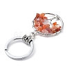 Natural Carnelian Keychain KEYC-E023-03F-5