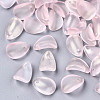 Transparent Spray Painted Glass Charms GLAA-T016-36-E01-1