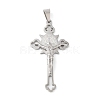 Non-Tarnish 304 Stainless Steel Big Pendants X-STAS-D052-03P-1