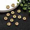Iron Crystal Rhinestone Spacer Beads LS-RB-A008-8MM-G-5