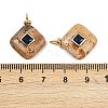 Natural Picture Jasper Pendants KK-B157-42A-03-3