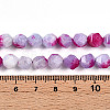Dyed Natural White Jade Beads Strands X-G-T139-8mm-45S-5