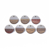 Resin & Walnut Wood Pendants RESI-S358-02C-11-1