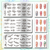Stainless Steel DIY Nail Art Templates MRMJ-WH0092-034-3