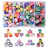 160Pcs 8 Style Handmade Polymer Clay Beads CLAY-YW0001-72-1