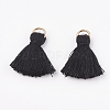 Polycotton(Polyester Cotton) Tassel Pendant Decorations X-FIND-S280-M-2