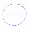 Waxed Cotton Cord Necklace Making MAK-S032-1.5mm-B10-2