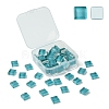 60Pcs Transparent Glass Cabochons GLAA-YW0003-65-20-1
