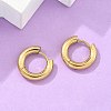 Ion Plating(IP) 304 Stainless Steel Hoop Earrings X-EJEW-F111-14mm-G-5