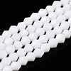 Opaque Solid Color Imitation Jade Glass Beads Strands EGLA-A039-P2mm-D15-1