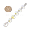 Christmas Glass Octagon Beads Hanging Suncatchers HJEW-JM02269-4