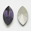 Pointed Back Glass Rhinestone Cabochons RGLA-T083-13x27mm-16-2