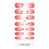 Full Cover Strawberry Flower Nail Stickers MRMJ-T100-002-2