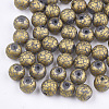 Electroplate Glass Beads EGLA-S178-03F-1