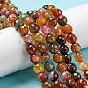 Natural Agate Beads Strands X-G-C082-A01-01-3