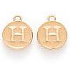 Golden Plated Alloy Enamel Charms LS-ENAM-S118-06H-1