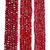 Electroplate Glass Beads Strands EGLA-A044-P8mm-B15-2