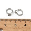 Brass Bead Cap Pendant Bails KK-D106-08P-3