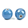 Glazed Porcelain Beads X-PORC-D001-18mm-12-4