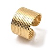 304 Stainless Steel Open Cuff Rings RJEW-Z018-35G-1