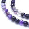 Natural Striped Agate/Banded Agate Beads G-J371-13-6mm-3