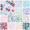 60G Baking Paint Transparent Glass Bead Caps DGLA-YW0001-63-2