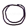 Electroplated Natural Lava Rock Beads Strands G-K388-03A-10-1
