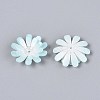 Flower Acrylic Bead Caps SACR-T017-50B-2