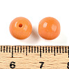 Opaque Solid Color Glass Beads GLAA-N007-8mm-A02-3