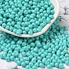 6/0 Opaque Baking Paint Glass Seed Beads SEED-M012-02A-01-1