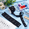8 Yards Cotton Twill Tape Ribbons with Stainless Steel Eyelets OCOR-BC0006-43A-5