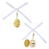Brass Locket Pendants PALLOY-FH00051-1