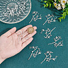 Brass Rhinestone Cabochon Settings KK-WH0079-108S-3