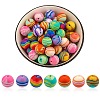 WEWAYSMILE 70Pcs 7 Styles 15mm Silicone Round Beads Making Kit JX487A-1