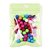 Macaron Color Plastic Yin-yang Resealable Bags OPP-N001-01E-08-3