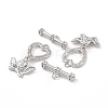 Brass Toggle Clasps KK-E068-VC192-3