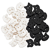 60Pcs 2 Colors Resin Cat Shape Buttons BUTT-AR0001-36-1