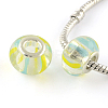 Rondelle Mixed Style Handmade Lampwork European Large Hole Beads LPDL-R007-2