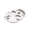 201 Stainless Steel Charms STAS-D176-02P-3