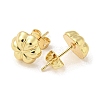Flower Rack Plating Brass Stud Earrings EJEW-F331-29G-2